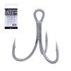 BKK FANGS-63 Treble Hook | 1/0 | 6-Pack | 3X | Saltwater Ultra-Antirust Coating | Needle Point | OShaughnessy Bend view 1