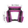 B Baosity Nylon Trampoline Harness ed Outdoor Children, Jumping, Amusement Park, Purple L view 4