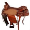 Brown Leather Western Horse Custom Made Roping Saddle Roper Trail TACK 15 16 17 18 (15) view 4