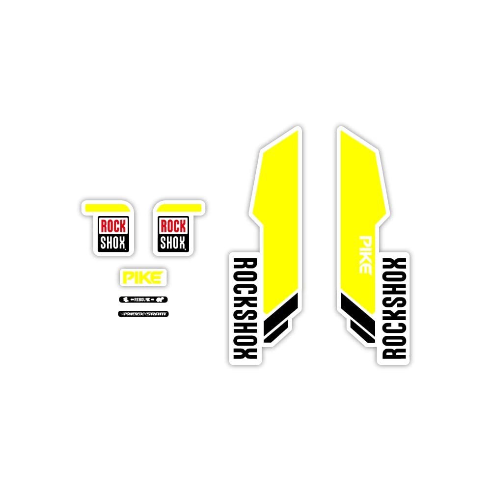 Rock Shox Pike mod-4 Fork Bike Compatible Stickers 29''