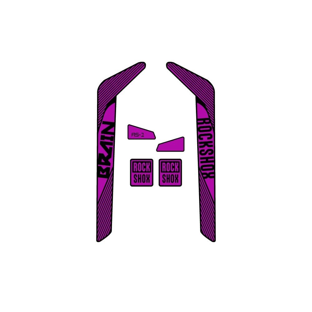 Rock Shox RS-1 Lines Fork Bike Compatible Stickers 29''