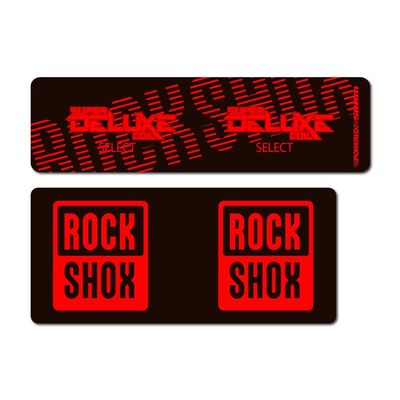 Rock Shox Super Deluxe Coil Select 2020 Shock Absorber Bike Compatible Stickers