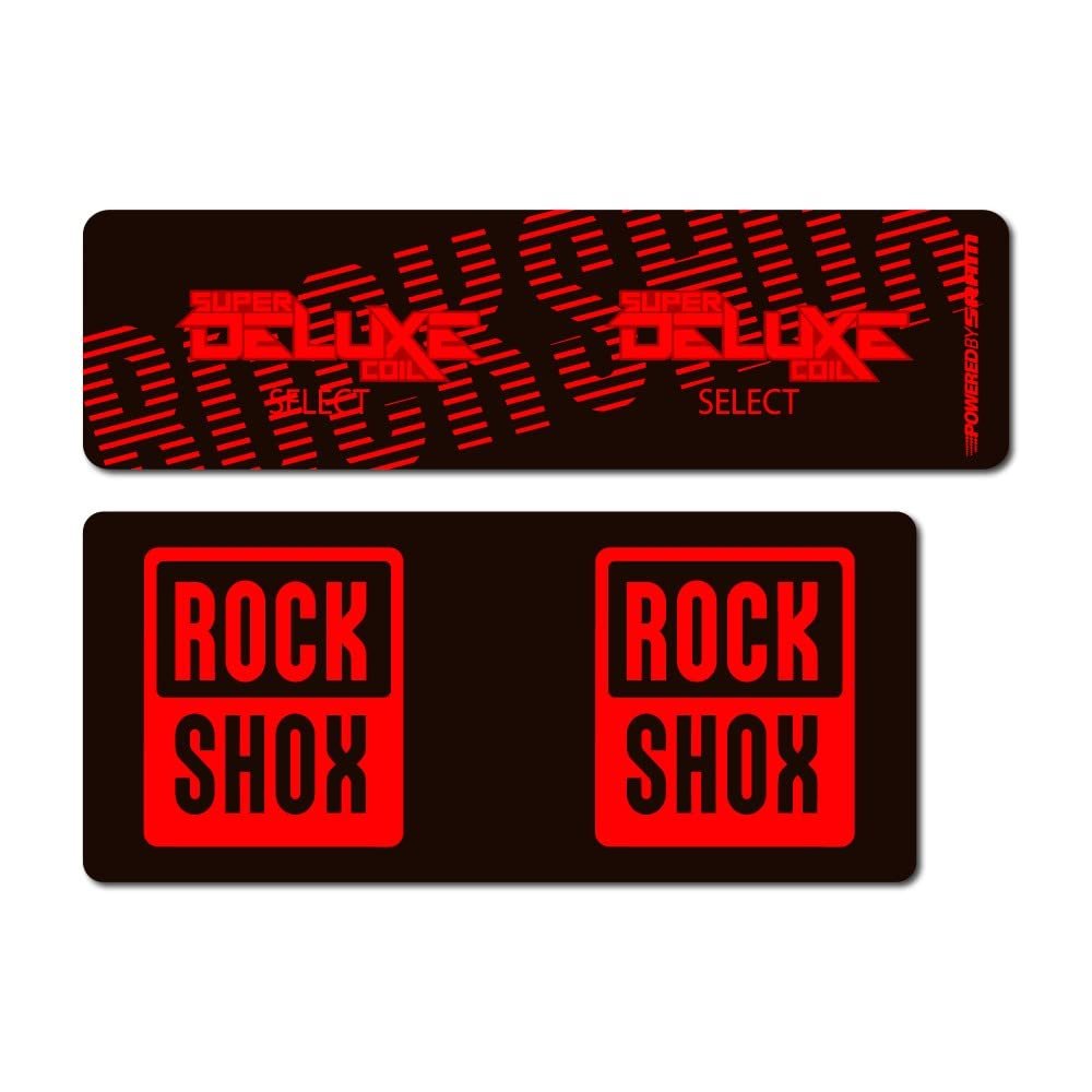 Rock Shox Super Deluxe Coil Select 2020 Shock Absorber Bike Compatible Stickers