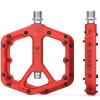 Mountain Bike Pedals - 9/16" Nylon Fiber Bicycle Flat Pedals -Bicycle Platform Pedals for Road Mountain BMX MTB Bike(Red) view 1