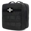 First Aid Kit EMT Medical IFAK Pouch, Molle Tactical Med Emergency Trauma Bag for Camping Home Car Hiking Hunting (Black) view 1
