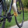 Mountain Bike Pedals - 9/16" Nylon Fiber Bicycle Flat Pedals -Bicycle Platform Pedals for Road Mountain BMX MTB Bike (Yellow) view 2