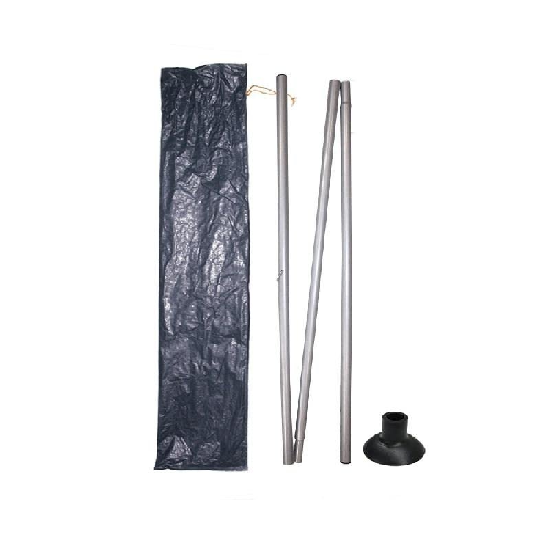 UNISTRENGH Bell Tent Center Pole with Drawstring Black Carry Bag or Camping Tent (for 4M Bell Tent)