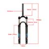 doorslay Ultra-Light 26'' Mountain Bike Spring Front Fork Bicycle Accessories Parts Cycling Bike Fork view 2