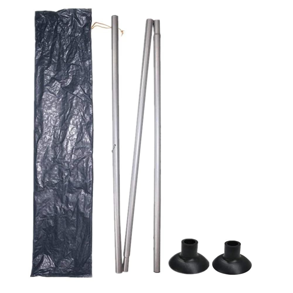 UNISTRENGH Bell Tent Center Pole with Drawstring Black Carry Bag or Camping Tent (for 3M Bell Tent)