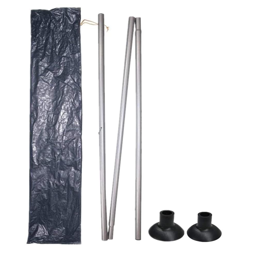 UNISTRENGH Bell Tent Center Pole with Drawstring Black Carry Bag or Camping Tent (for 5M Bell Tent)
