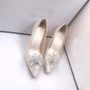 2PCS Elegant Bride Rhinestone Crystal Flower Shoe Clips Shoe Buckle DIY Princess Shoes Decoration Accessories for Women Wedding Party view 3