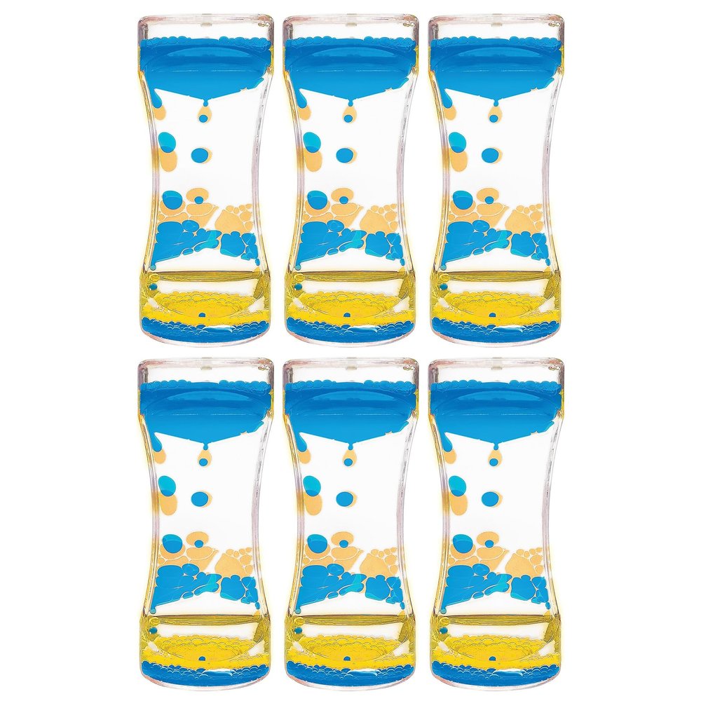 Teacher Created Resources Liquid Motion Bubbler, Blue & Yellow, Pack of 6 (TCR20965-6)