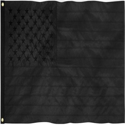 Tactical Blackout Novelty Items (4x6 Embroidered Cotton)