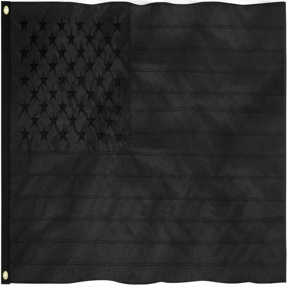 Tactical Blackout Novelty Items (4x6 Embroidered Cotton)