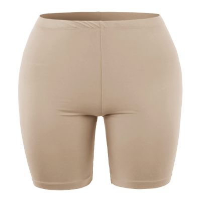 Brushed Microfiber Bermuda Biker Shorts Ash Mocha 1XL