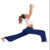 UEU Womens Wide Leg Yoga Pants High Waist Joggers for Women Casual Loose Pajamas Lounge Sweatpants with Pockets (Royal Blue, L) view 3