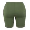 Brushed Microfiber Bermuda Biker Shorts Light Olive L view 3