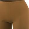 Brushed Microfiber Bermuda Biker Shorts Deep Camel L view 4