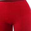 Brushed Microfiber Bermuda Biker Shorts Dark Red S view 4