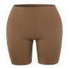 Brushed Microfiber Bermuda Biker Shorts Mocha M view 1