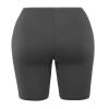Brushed Microfiber Bermuda Biker Shorts Ash Grey M view 3