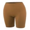 Brushed Microfiber Bermuda Biker Shorts Deep Camel 2XL view 2