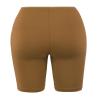 Brushed Microfiber Bermuda Biker Shorts Deep Camel S view 3