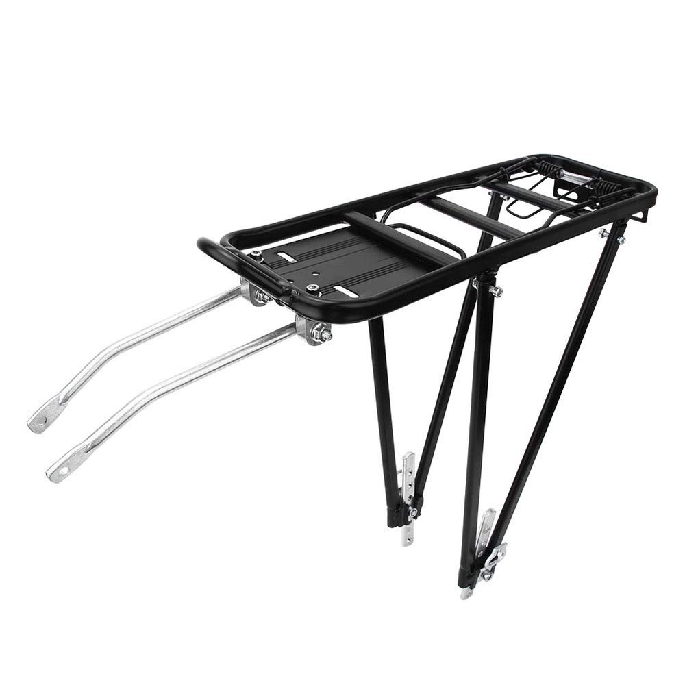nusind Bicycle Carrier, Durable Bike Rack Aluminum Alloy Universal with Faceplate for Disc V Brake Mount