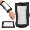 01 02 015 Football Wristband Board, Breathable Black Fold Transparent Cover Soccer Board Elastic Cotton Durable for Ball Sports view 1