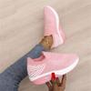 JUUCWOUT Super Soft Women's Walking Shoes, Mesh Slip On Air Cushion Lady Girls Modern Easy Shoes Pink view 4