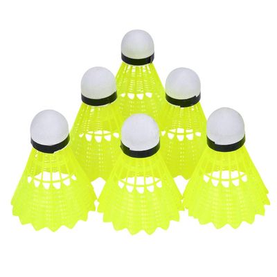 01 02 015 Nylon Badminton Shuttlecock, Lightweight Badminton Good Toughness Medium Speed for Competition for Outdoor Sports for Training