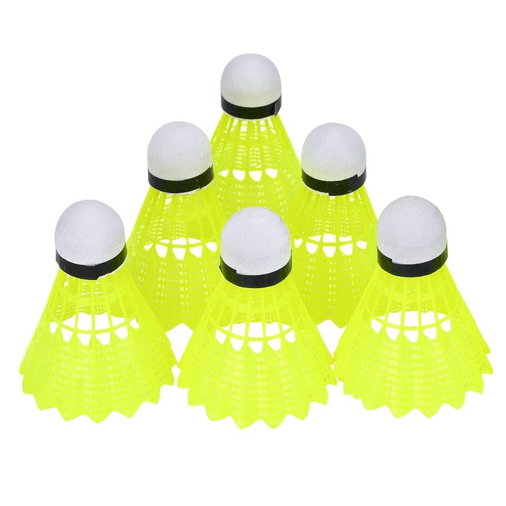 01 02 015 Nylon Badminton Shuttlecock, Lightweight Badminton Good Toughness Medium Speed for Competition for Outdoor Sports for Training