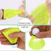01 02 015 Nylon Badminton Shuttlecock, Lightweight Badminton Good Toughness Medium Speed for Competition for Outdoor Sports for Training view 3