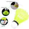 01 02 015 Nylon Badminton Shuttlecock, Lightweight Badminton Good Toughness Medium Speed for Competition for Outdoor Sports for Training view 4