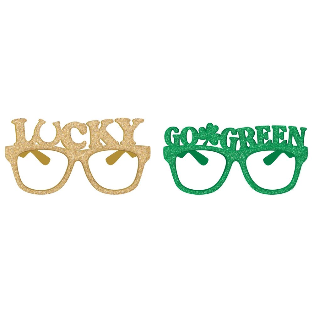 Festive St. Patrick's Day Multi-Pack Glasses - 2.83" x 6" (Pack of 6) - Fun & Durable Plastic Design - Ideal for Ultimate Festive Celebrations