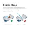 ALVABABY Large Swim Diapers Baby & Toddler Snap One Size Reusable Adjustable Baby Boy (Summer Vacation Large 3ZSWY16 view 4