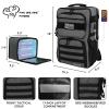519 Fitness [Tactical All-Around] Modular Meal Prep Backpack - Stealth Grey - Fits 17" Laptop - Removable Meal Part, Hydration Bladder, 3 Containers, 2 Ice Packs & US Flag Patch view 2