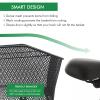MATTISAM Bike Basket Rear, [Tool-Free Install], Bicycle Pet Basket for Back Cargo Rack, with Waterproof Cover, Cargo Net view 2