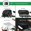 MATTISAM Bike Basket Rear, [Tool-Free Install], Bicycle Pet Basket for Back Cargo Rack, with Waterproof Cover, Cargo Net view 4