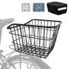 MATTISAM Bike Basket Rear, [Tool-Free Install], Bicycle Pet Basket for Back Cargo Rack, with Waterproof Cover, Cargo Net view 1