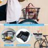 MATTISAM Bike Basket Rear, [Tool-Free Install], Bicycle Pet Basket for Back Cargo Rack, with Waterproof Cover, Cargo Net view 3