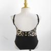 renvena Teen Girls Leopard Swimming Leotard Adjustable Straps One Piece Beach Swimwear Water Tankini Brown Leopard 12 Years view 4