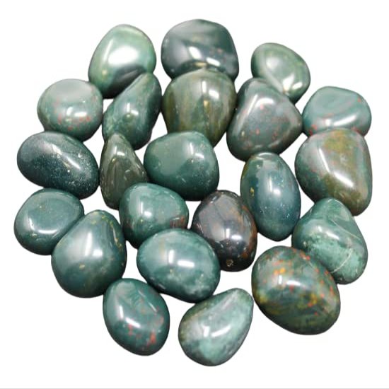 1/4 lb Lots Tumbled Stones: Type Bloodstone (Wholesale Bulk, Crystal Healing, 4 oz)