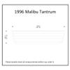 Boat EVA Faux Teak Decking Floor Compatible with 1996 Malibu Tantrum Swim Platform view 2