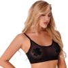 ACSUSS Womens Adjustable Spaghetti Straps Sheer Mesh Camisole Sleeveless Crop Top Party Club Vest Black 4X-Large view 3