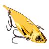 5 Pack Metal Blade Baits for Bass Fishing Lures Hard Metal VIB Fishing Spoons Crankbaits Swimbaits for Trout Walleye Crappie Saltwater Blade Bait Fishing (Gold Blade Baits_5pcs/Box) view 1