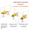 5 Pack Metal Blade Baits for Bass Fishing Lures Hard Metal VIB Fishing Spoons Crankbaits Swimbaits for Trout Walleye Crappie Saltwater Blade Bait Fishing (Gold Blade Baits_5pcs/Box) view 4