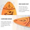 seething 35 Inch Skimboard with High Gloss Coat Wood Skim Board for Beginners,Kids, Teenagers, Adults and All Skimming(Surf) view 4