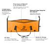 MORXPLOR Insulated Fish Cooler Bag for Fishing 41x17 47x17In 50x20In 60x24 72x30 Inch,Large Insulated Fish Kill Bag,Fishing Catch Bag Cooler with Common Smooth Water-resistant Zipper view 2