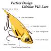 5 Pack Metal Blade Baits for Bass Fishing Lures Hard Metal VIB Fishing Spoons Crankbaits Swimbaits for Trout Walleye Crappie Saltwater Blade Bait Fishing (Silver Blade Baits_5pcs/Box) view 3
